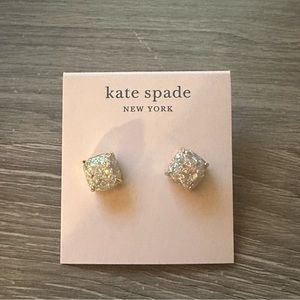 Kate Spade Small Square Stud Earrings (NWT)